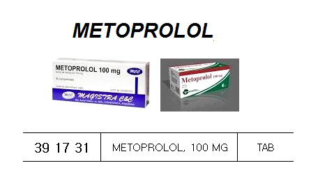 METOPROLOL TABLET 100 MG