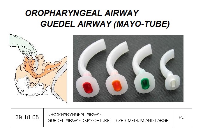 GUEDEL AIRWAY (MAYO-TUBE), MEDIUM