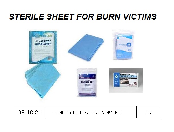 SHEET STERILE FOR BURN VICTIMS