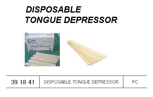 TONGUE DEPRESSOR DISPOSABLE