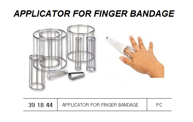 APPLICATOR FOR FINGER BANDAGE