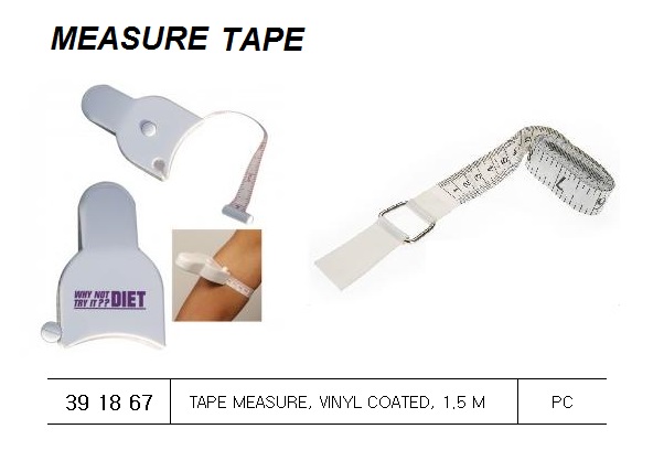 TAPE MEASURE VINYL COATED 1.5M