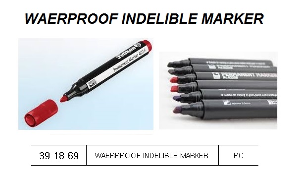 MARKER INDELIBLE WATERPROOF