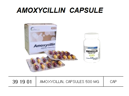 AMOXYCILLIN CAPSULES 500MG
