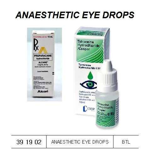 EYE DROP ANAESTHETIC