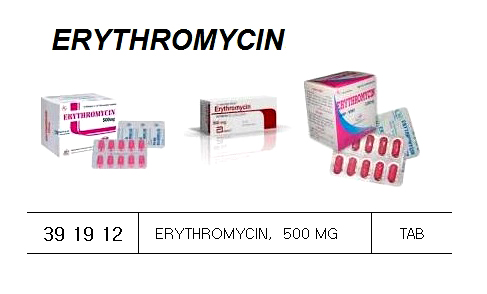 ERYTHROMYCIN TABLET 500 MG