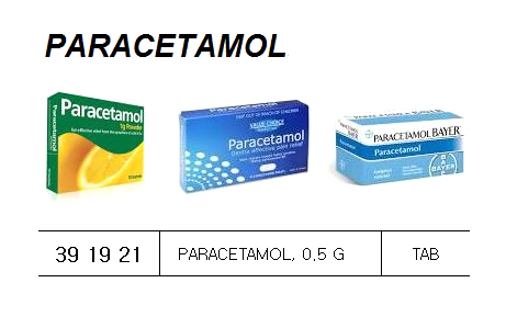 PARACETAMOL TABLET 0.5 GRM
