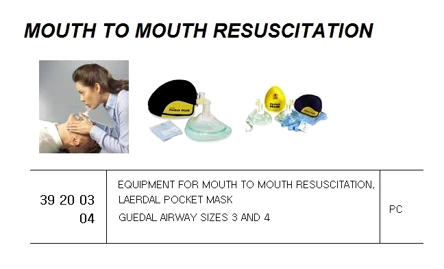 GUEDAL AIRWAY SIZE 3 AND 4, FOR U.K. SHIPS