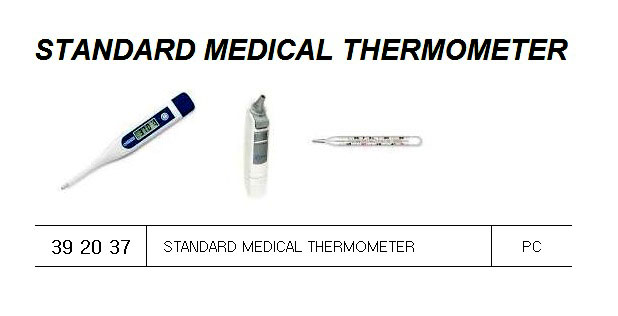 STANDARD MEDICAL THERMOMETER, FOR U.K. SHIPS