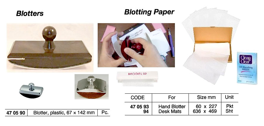 BLOTTING PAPER FOR DESK MAT, 636X469MM