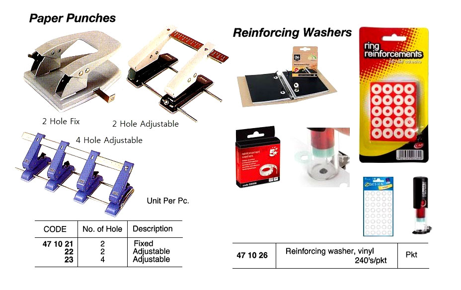 REINFORCING WASHER VINYL 240`S