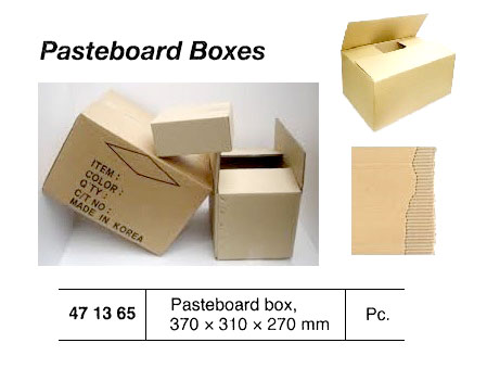 BOX PASTEBOARD, 370X310X270MM