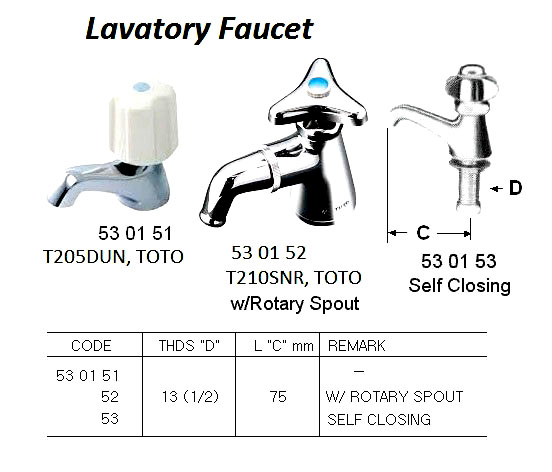 FAUCET LAVATORY 13(1/2)