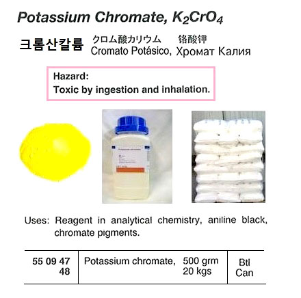 POTASSIUM CHROMATE 20KGS