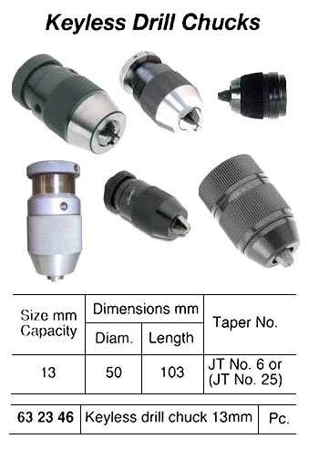 DRILL CHUCK KEYLESS 13MM