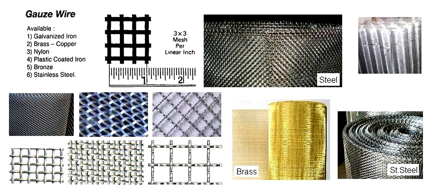 WIRE GAUZE WITH FURTHER DETAIL