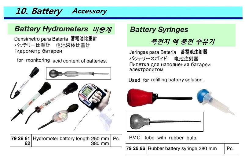 BATTERY SYRINGE RUBBER 380MM