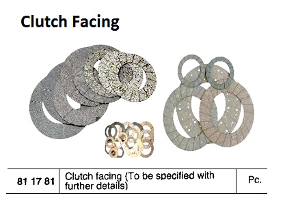 FACING CLUTCH WITH FURTHER, DETAIL