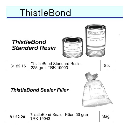 THISTLEBOND STANDARD RESIN &, HARDENER 225GRM #UPS19000RH