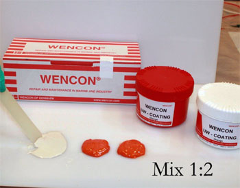 WENCON UW COATING WETSURFACE, ORANGE #1035 0.5KG