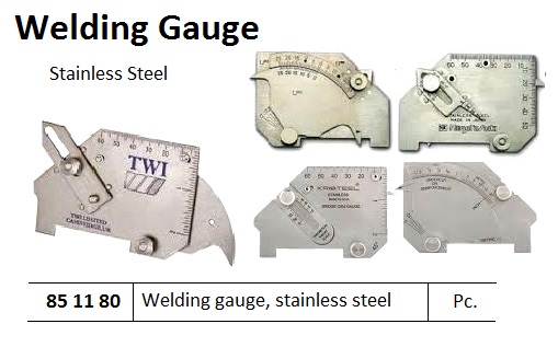 GAUGE WELDING STAINLESS STEEL