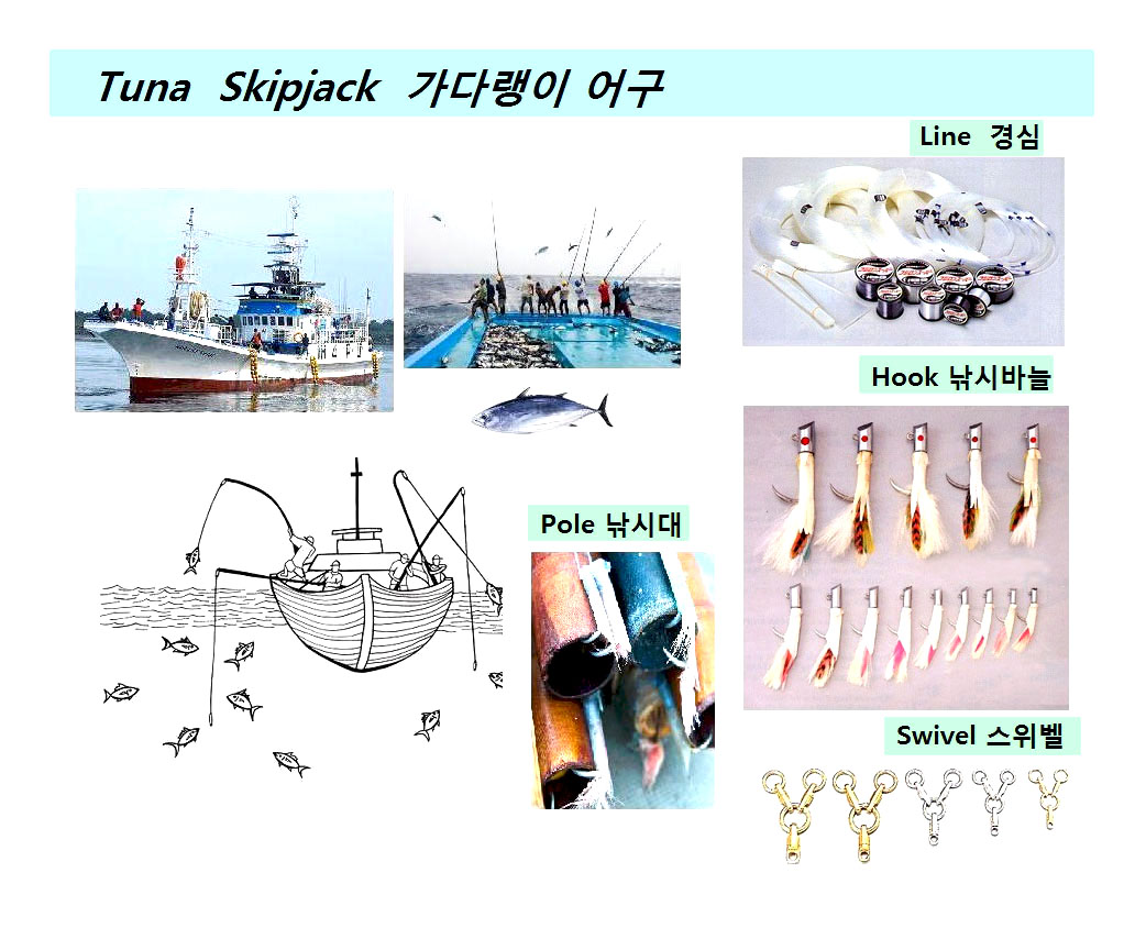 TUNA SKIPJACK POLE FISHING